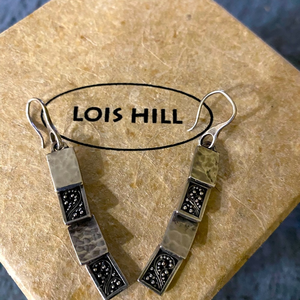 Silver Lois Hill Earrings-like new